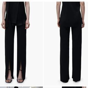 NEW! Jonathan Simkhai Ariah Front Split Hem Pants